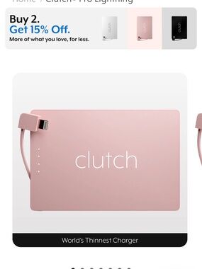 Clutch Slim Portable Charger